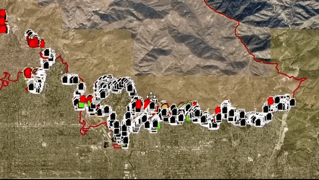 La destrucción de viviendas en Los Ángeles, casa a casa: un mapa interactivo muestra el estado de cada una... con fotos incluidas