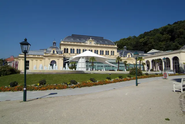 Ciudad de Baden en Austria.