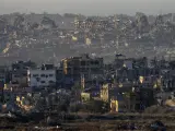 Edificios destruidos en Gaza.