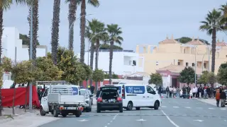 Lugar donde se produjo el apuñalamiento.