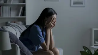 Mujer triste