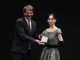El ministro de Cultura, Ernest Urtasun, durante la X edición de la Gala de la Academia de Artes Escénicas.