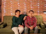 17/12/2024 Victoria y Santi. Participantes en la felicitación navideña de Fundación Adecco. SOCIEDAD FUNDACION ADECCO